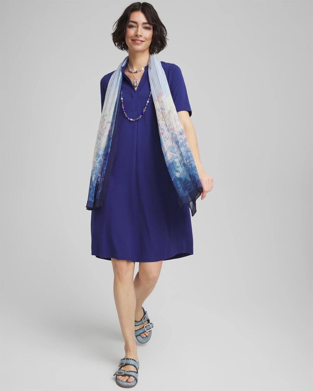 Short-sleeve Popover Dress - image 2